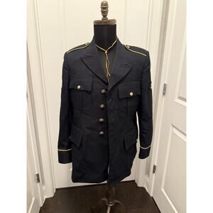 Army Service Uniform Enlisted Men's Coat Size 39RC ASU Dress Blues Used